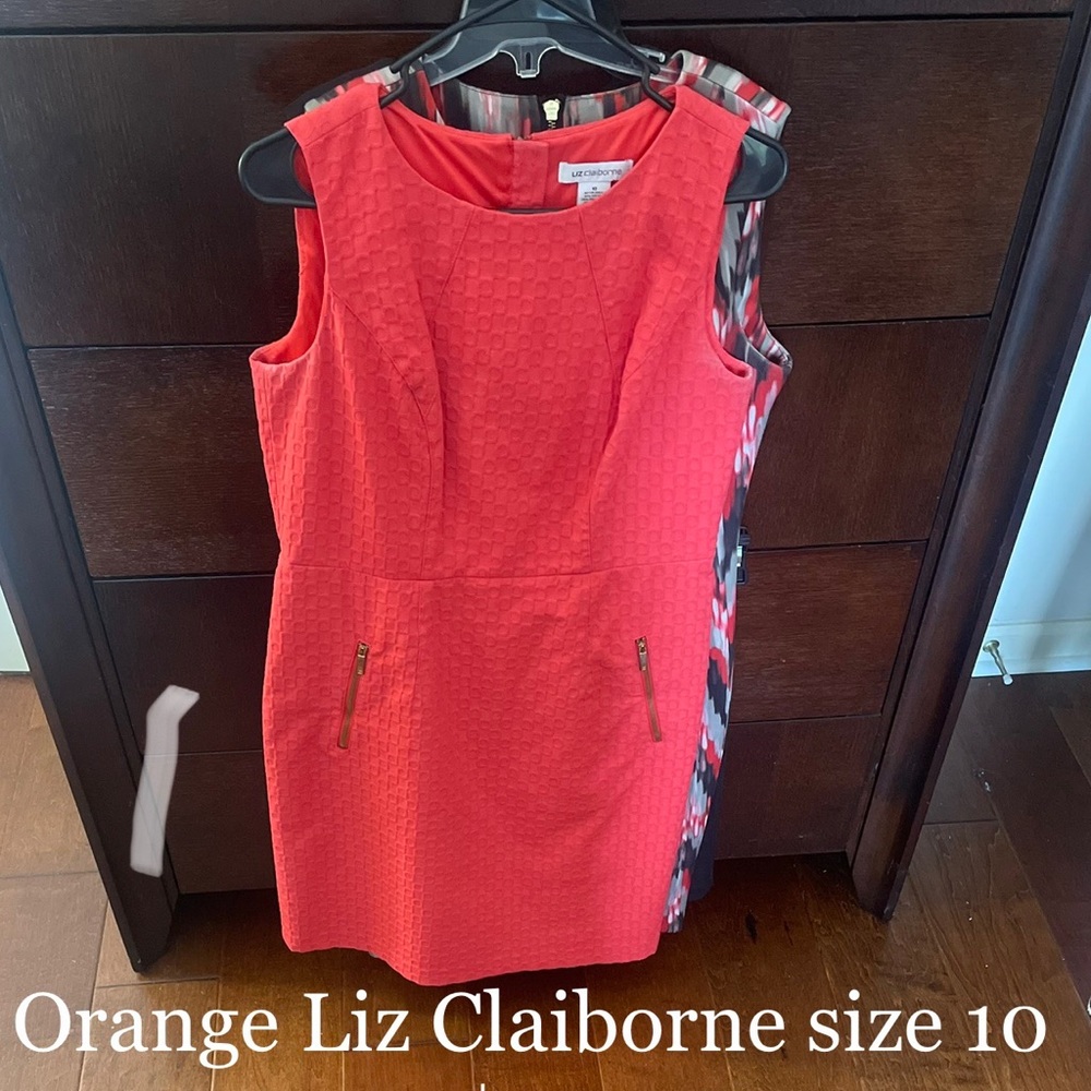 Orange Liz Claiborne dress